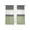 Green, variant on Sage Green Morocco Sheer Curtains 72 Inch Length 2 Panels Set, Modern Stitching Geometric Striped Grey Voile Window Treatment Curtains Sheers Drapes for Bedroom/Living Room/Kitchen 52"x72"x2