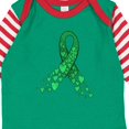 thumbnail image 4 of Inktastic Cerebral Palsy Awareness Green Ribbon Made of Hearts Boys or Girls Long Sleeve Baby Bodysuit, 4 of 5