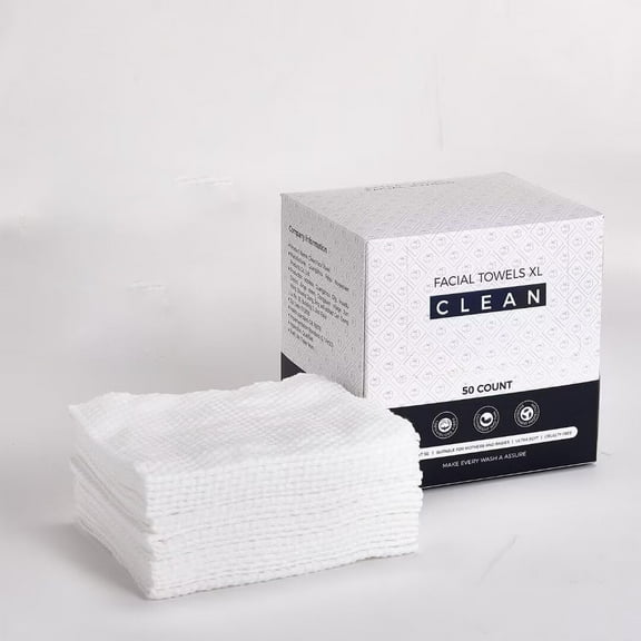 Disposable Face Wash Towel, Thick Cotton, Soft, Paper, Boxed