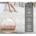 thumbnail image 7 of Jingle bears 9x12 Rug White Fluffy Large Faux Fur Area Rug for Living Room Bedroom Fuzzy Shaggy Rug Rectangle, 7 of 7