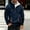 Navy, variant on Military Jackets for Men Warm Fleece Line Jacket Daily Casual Jacket Solid Zip Up Jacket Coat Fall Winter Sweatshirt Jacket Orange XL