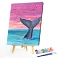 thumbnail image 1 of Cuadros Decorativos Kit de pintura por números DIY cola de ballena para colorear imagen de arte al óleo (X926) Tmvgtek embutido en tela, 1 of 9