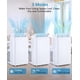 thumbnail image 5 of Historyli Aire acondicionado portátil de 12&nbsp;000 BTU, 3 en 1, silencioso, con control remoto y temporizador para 550 pies cuadrados, 5 of 7
