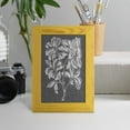 thumbnail image 4 of Graphic Foliage I - Framed Print w/glass - Sunflower Yellow, 4 of 6
