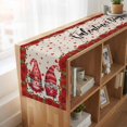 thumbnail image 6 of Table Runners 72 Inches Long Dress Scarves, Valentine's Day Farmhouse Kitchen Table Runner, Coffee Tablerunners, Red Roses Gnomes Romance Love Beige 16x72 Inch, 6 of 9