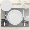 thumbnail image 3 of Ambesonne Eiffel Tower Place Mats Set of 4, Tourist Attraction, Standard Size, Grey, 3 of 6