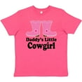 thumbnail image 3 of Inktastic Daddy's Little Cowgirl Youth T-Shirt, 3 of 5