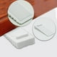 thumbnail image 2 of Topes de puerta de goma transparentes (paquete de 5), cuñas premium antideslizantes de silicona, resistentes, para suelos y patios (blanco), 2 of 4