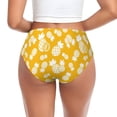 thumbnail image 3 of Womens Underwear - Cute Pineapple Yellow No Show Seamless Underwear for Women, Stretch Women's Panties, Hipster Soft Comfort Ladies Panties Bikini Underwear Briefs, 3 of 6