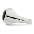 thumbnail image 4 of Sterling Silver Polished Black Onyx Ring QR6987, 4 of 6