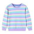 thumbnail image 3 of Esaierr Toddler Kids Boys Girls Stripes Sweatsuit,Baby Boys Girls Spring Sweatshirt,Fashion Long Sleeve Shirt Tops,Crew Neck Undershirts for Boys Girls 10M-10Y, 3 of 5