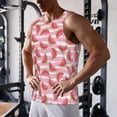 thumbnail image 5 of Fotbe Cute Watermelon Pattern Men's Quick Dry Workout Tank Top Gym Muscle Tee Fitness Bodybuilding Sleeveless T Shirt Breathable Workout Shirt-Large, 5 of 9