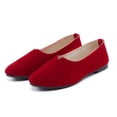 thumbnail image 2 of adviicd Flats Shoes Women Size 11 Wide Women Flat Shoes Slip On Shallow Mouth Simple Womens Memory Foam Flats Shoes Wide Width, 2 of 5