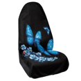 thumbnail image 2 of XYZCANDO Car Seat Towel Cover Prevent Sweat Stains Microfiber Towel, Compatible with Bucket Seat Truck Seat, for Trucks Cars Sedan, Butterfly and Flower, 2 of 6