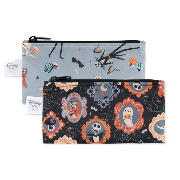 Bolsa para aperitivos Bumkins Disney Nightmare Before Christmas, paquete de 2