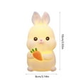 thumbnail image 3 of NSESSHome Easter Bunny Night Lamp, Soft Warm Light Bedroom Sleeping Lamp, Eye-Caring Ambient Light, Decorative Table Lamp for Kids, 3 of 6