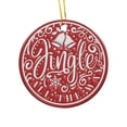 thumbnail image 2 of Liquidation! Pendentif Acrylique de Noël Concave Texturé Rond Décoration, 2 of 5