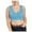 Light Blue, variant on Bigersell No Wire Bras for Women V-Neck Wire-Free Bra Support Women Yoga Bras T-Shirt Bra Style R-211 Basic Bra Strap Nylon Back-Smoothing Bra Feature Everyday Bras Underwear Gray S