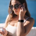 thumbnail image 2 of [Paquete de 3] Correa de reloj elástica compatible con Apple Watch Band 38 mm, 40 mm, 41 mm, 42 mm, 44 mm, 45 mm, correa deportiva de nailon trenzado ajustable y transpirable para Iwatc, 2 of 5