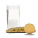 thumbnail image 2 of 2 tubos de plástico para monedas: pequeños contenedores para cápsulas de monedas, redondos y transparentes, con tapa de rosca, para colección (6 x 3 x 3 cm)., 2 of 5
