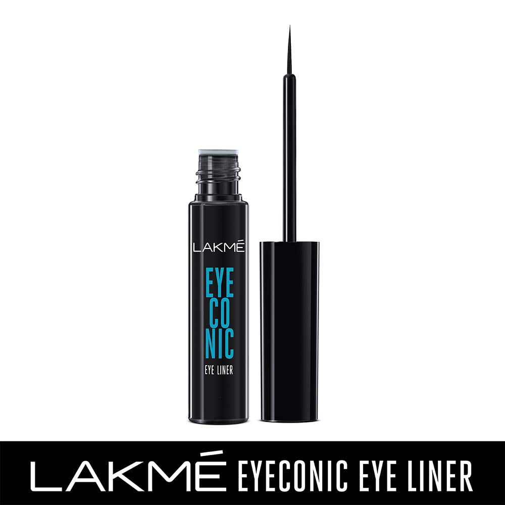 Lakme Liquid Eye Liner, Black, Long Lasting Matte Waterproof Liner  ml  