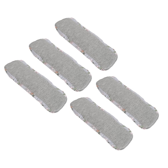 Papas Reutilizables, Desodorización de la Piel Transpirable Almohadillas de Período Lavable 5 Pezas de Algodón Puro Altamento absorbente para la vida diaria