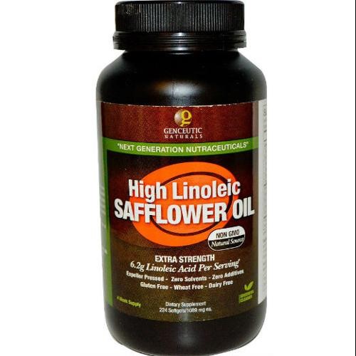 Genceutic Naturals High Linoleic Safflower Oil, 224 Ct