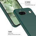 thumbnail image 2 of Designed for Google Pixel 8a Case, Slim Liquid Silicone for Women Men with Scratch-Resistant Microfiber Lining Shockproof Soft Silicone Protective Phone Case for Google Pixel 8a (DarkGreen), 2 of 8