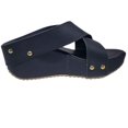 thumbnail image 1 of Sandalia de Mujer Itzanab Sintetico color Negro de Tacon Talla 24 1 Par, 1 of 4