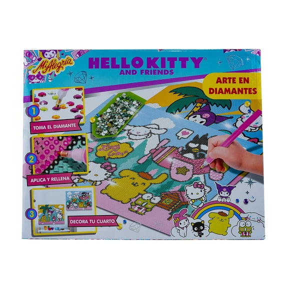 Set de Arte en Diamantes Hello Kitty y Amigos Mi Alegría