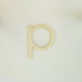 thumbnail image 1 of Package of 1, 8 Inch X 1/2" Baltic Birch "P" Wood Letters In The Century Gothic Font | Thick | Lower Case For Art & Craft Project, Made in USA, 1 of 1