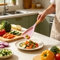thumbnail image 4 of Silicone Spatula Kitchen Turner, Multicolor Silica Gel Head With Wooden Handle, Heat Resistant Nonstick Cooking and Baking Utensil for Flipping, Scraping and Mixing, 4 of 5
