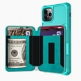 thumbnail image 4 of Dteck Wallet Case For iPhone 11 Pro Max, Zipper Wallet Case with Credit Card Holder Slot Purse Leather Protective Case Cover For Apple iPhone 11 Pro Max 6.5 inch 2019, Green, 4 of 9