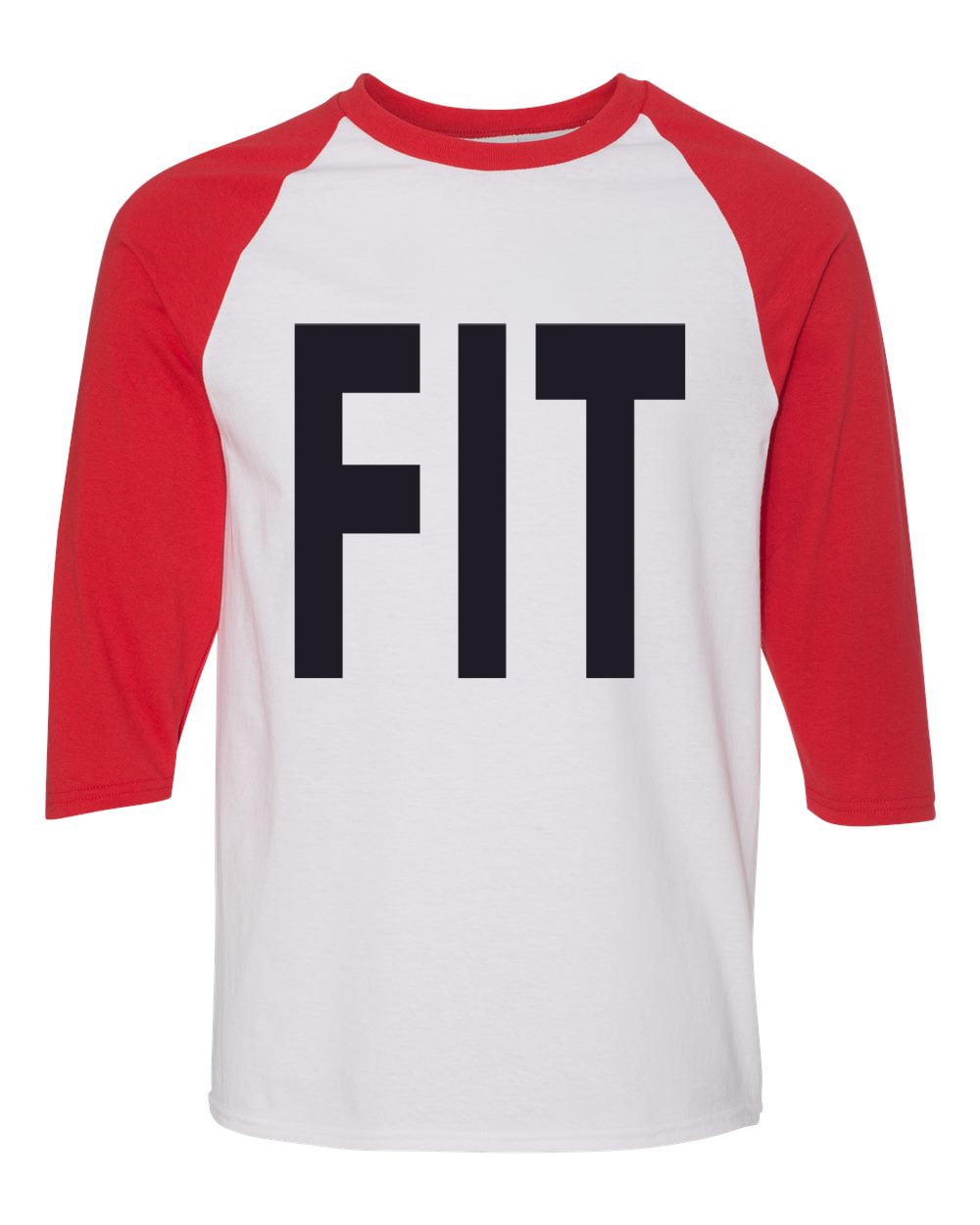 Download Custom Apparel R Us - FIT Workout 3/4 Raglan Sleeve Mens T ...