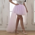 thumbnail image 4 of Jupe Asymétrique Haute-Basse pour Femmes avec Tulle, Taille Élastique, Robe de Soirée Bal Cocktail, 4 of 5
