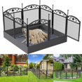 thumbnail image 1 of Dog Playpen Fence Detachable Play Pen Exercise Puppy Kennel Cage Dogs Supplies Dog Fences 8 Panels with Waterproof Fertility Pad ShopWise Round, 1 of 6