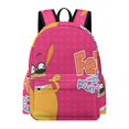 thumbnail image 1 of ¡Busca! con Ruff Ruffman-theme Backpack, Campus style schoolbag Bookbag with Adjustable Shoulder Straps And Large Zip Compartment, Unisex Travel Bags.42x30x15cm, 1 of 6