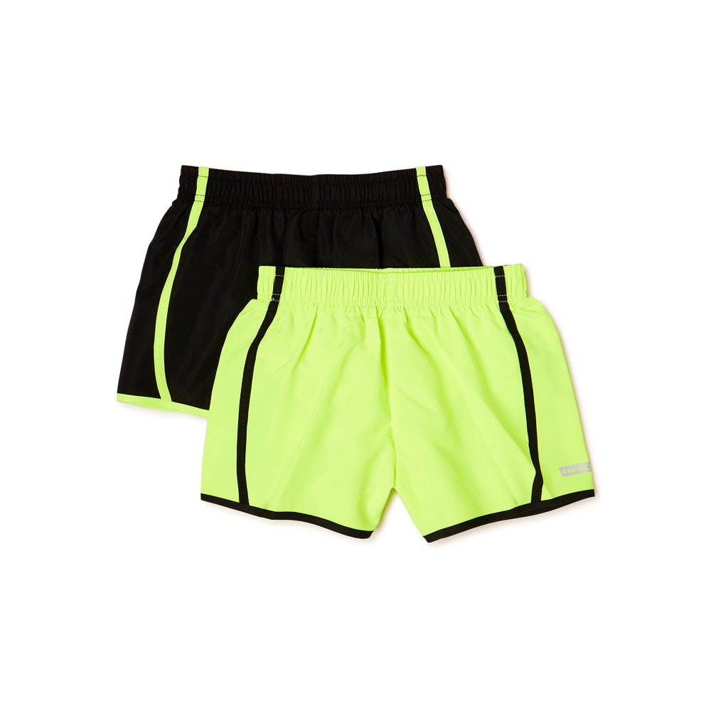 Hind Hind Girls Solid Running Shorts, 2Pack, Sizes 416 Walmart