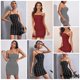 thumbnail image 3 of Vestido corto dividido de verano Sexy de tirantes a cuadros sin espalda ajustadopangjing, 3 of 3