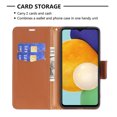 thumbnail image 5 of Allytech Galaxy A13 5G Case with Wallet, PU Lether Magnetic Clasp Cards Slots Kickstand Shockproof Protective Back Flip Case Wallet Cover for Samsung Galaxy A13 5G - Brown, 5 of 8