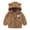 Brown, variant on Boys Hooded Jacket Coat Christmas Gift Baby Boy Fleece Jacket Girl Winer Clothes Coat Toddler Boys Clothing Sweater for Kids Girls Hooded Jacket Save Big