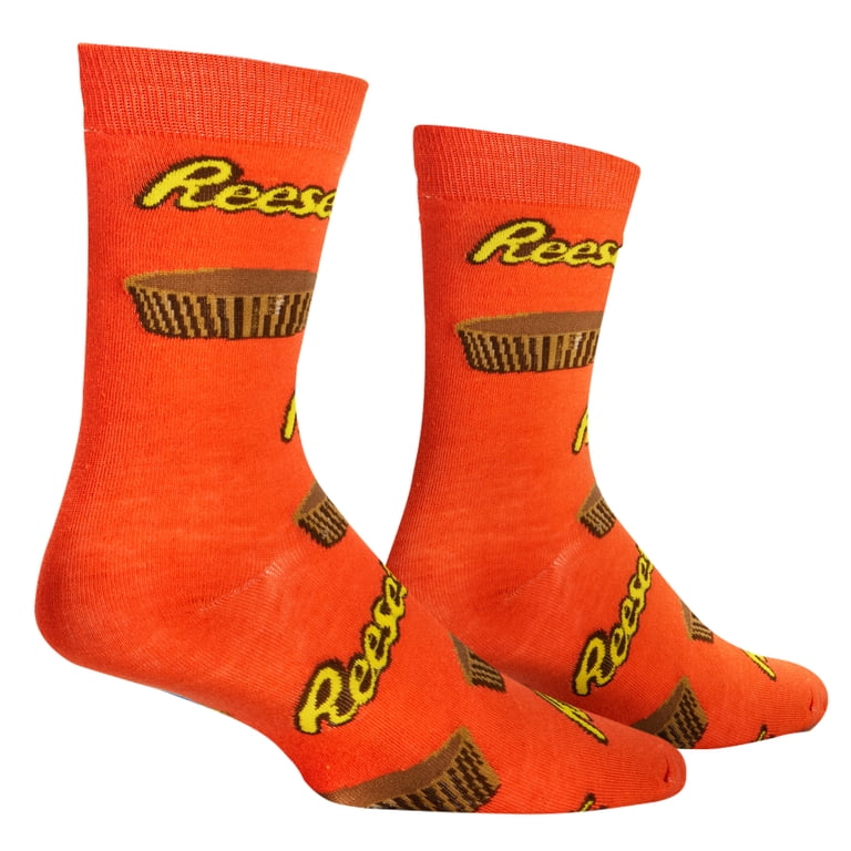 Crazy Socks, Men Crazy Socks, size 8‚Äì12, Reese's Peanut Butter
