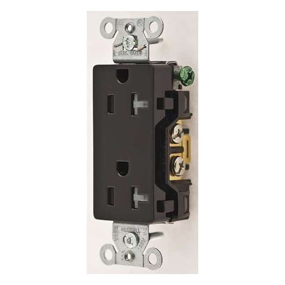 Hubbell Wiring Device-Kellems DR20BLKTR