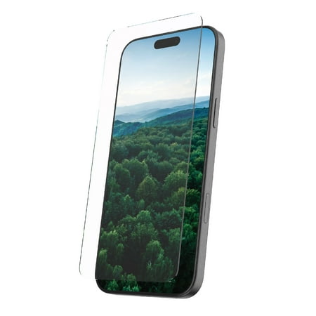 onn. DefenseTech Glass Screen Protector with Blue Light Filtering for iPhone 16 Pro Max