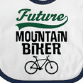 thumbnail image 4 of Inktastic Biking Future Mountain Biker Boys or Girls Baby Bib, 4 of 4