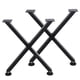 thumbnail image 5 of Yeshouse patas industriales en forma de X para mesa de centro, juego de 2 patas de acero resistentes con pies antiarañazos, ideales para bancos, mesas pequeñas y proyectos de bricolaje, 5 of 8