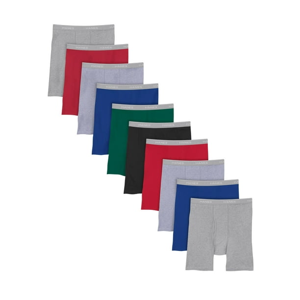 Hanes Mens Boxer Briefs With ComfortFlex Waistband 10Pack, XL