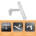 thumbnail image 3 of SHOWERORO 2Pcs Hanging Acrylic Bird Feeder Perch White Stylish Durable Feeder Support, 3 of 8