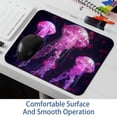 thumbnail image 6 of FeBohao Funny Mouse Pad Mat for Desk Jiaji Cloth Rubber Base Durable Cute Soft Pattern Square Pretty Home Use Decor Men Cushion Cool Modern Essentials Girl Boy School Jellyfish, 6 of 6