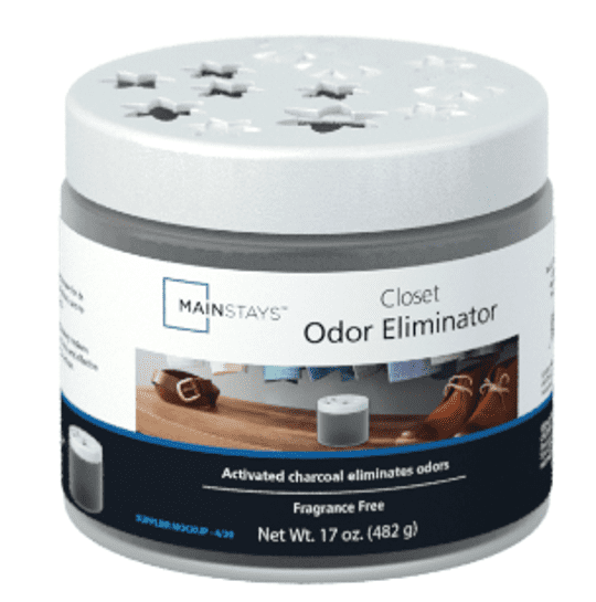 Mainstays Charcoal Closet Odor Eliminator, Fragrance Free, 17 oz